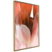 Poster Mysterious Interior - flower with red plant motif with glow 124486 additionalThumb 12