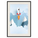 Wall Poster Rocket in the Clouds - rocket flying amidst mountains and clouds in a pastel style 125086 additionalThumb 18
