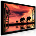Large canvas print Evening Elephant Walk II [Large Format] 125586 additionalThumb 2