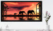 Large canvas print Evening Elephant Walk II [Large Format] 125586 additionalThumb 5