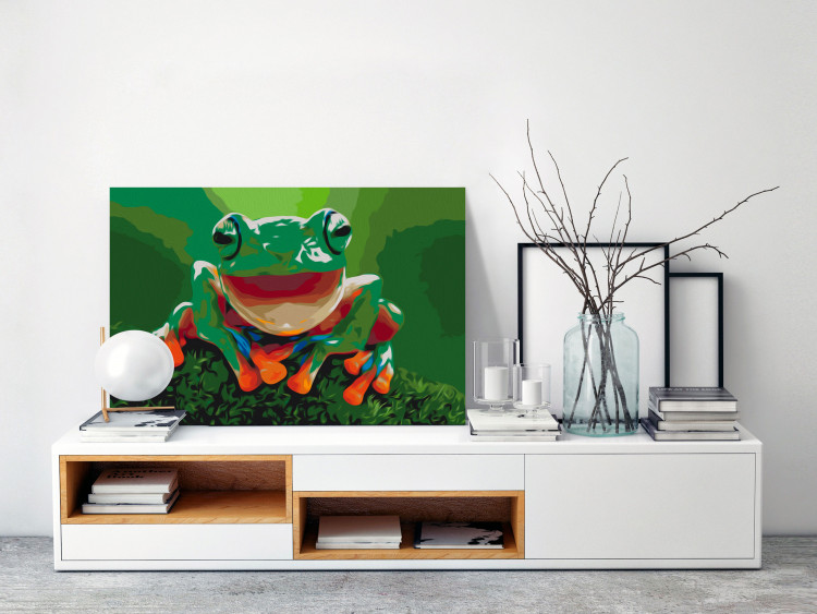 Paint by Number Kit Laughing Frog 127486 additionalImage 2