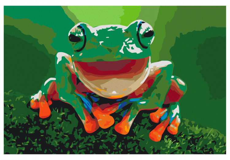 Paint by Number Kit Laughing Frog 127486 additionalImage 7