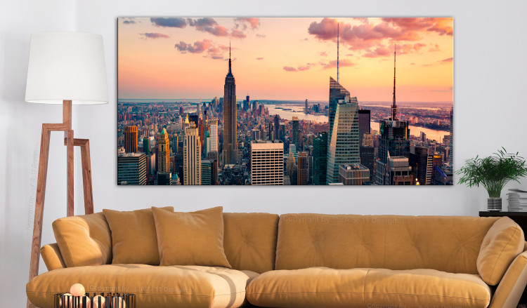 Large canvas print Sea of Skyscrapers - NYC II [Large Format] 128686 additionalImage 5