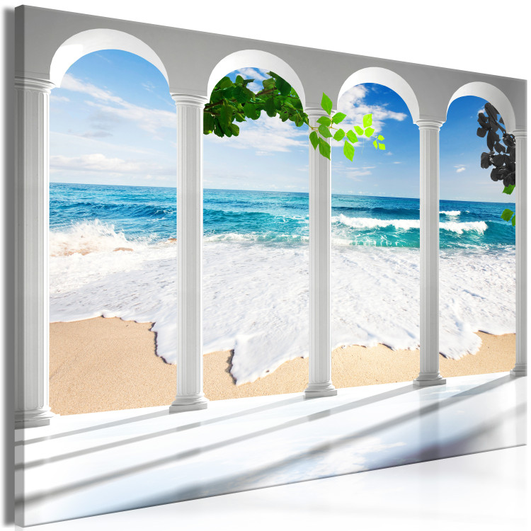 Large canvas print Columns and Sea [Large Format] 128886 additionalImage 2