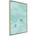 Wall Poster Flight Shadow - abstract dark birds against pastel sky and clouds 129586 additionalThumb 14