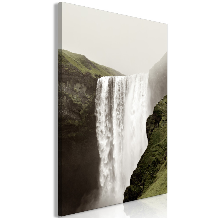 Canvas Majesty of Nature (1-piece) Vertical - landscape of a grand waterfall 130286 additionalImage 2
