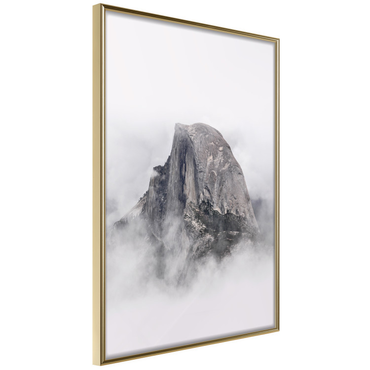 Poster Half Dome - majestic mountain landscape embraced by bright clouds 130386 additionalImage 4