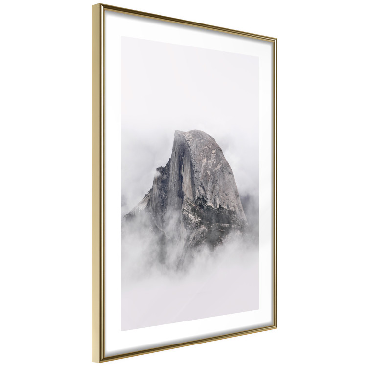 Poster Half Dome - majestic mountain landscape embraced by bright clouds 130386 additionalImage 5