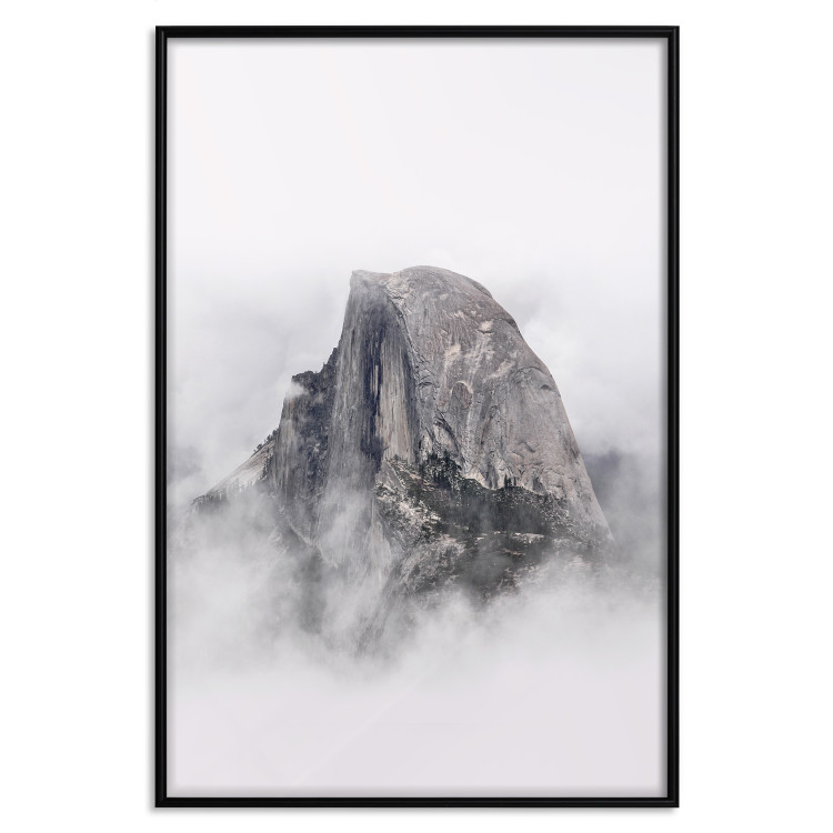 Poster Half Dome - majestic mountain landscape embraced by bright clouds 130386 additionalImage 16