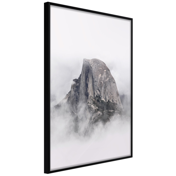 Poster Half Dome - majestic mountain landscape embraced by bright clouds 130386 additionalImage 2