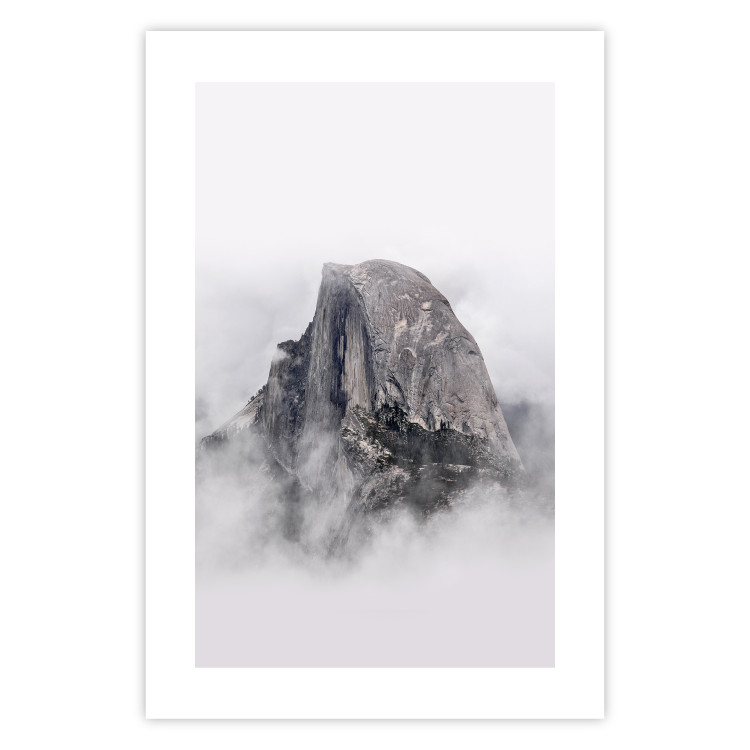 Poster Half Dome - majestic mountain landscape embraced by bright clouds 130386 additionalImage 19