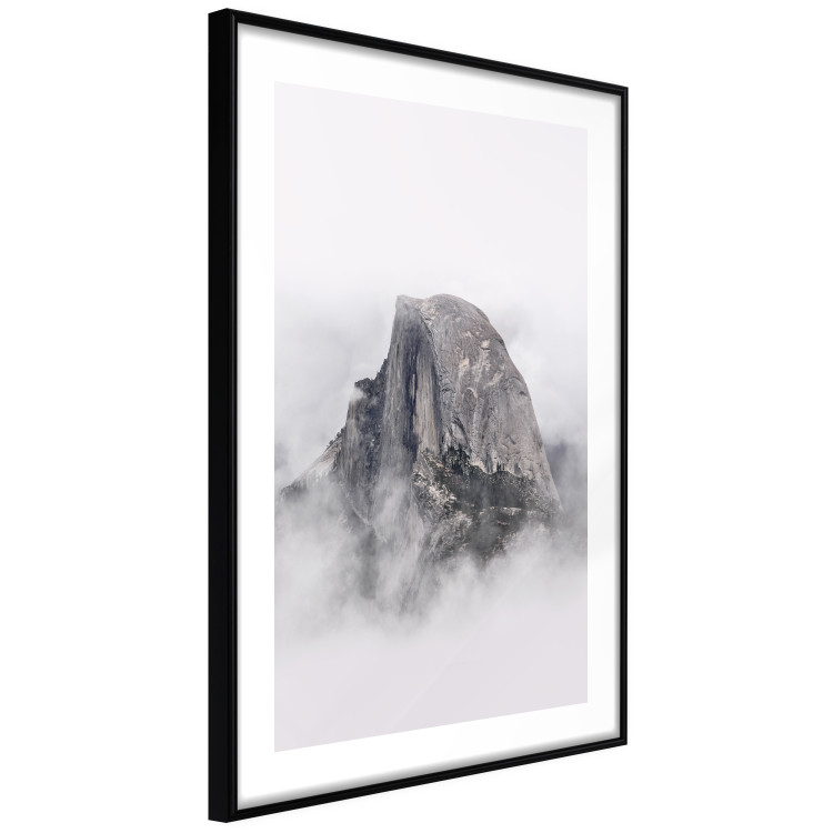 Poster Half Dome - majestic mountain landscape embraced by bright clouds 130386 additionalImage 3