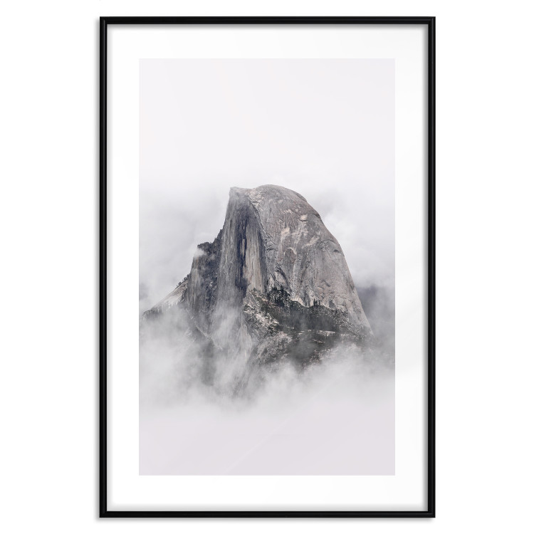 Poster Half Dome - majestic mountain landscape embraced by bright clouds 130386 additionalImage 15