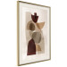 Wall Poster Shapes Interplay - abstract figures on a beige texture background 131786 additionalThumb 12