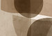Wall Poster Shapes Interplay - abstract figures on a beige texture background 131786 additionalThumb 6