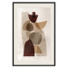 Wall Poster Shapes Interplay - abstract figures on a beige texture background 131786 additionalThumb 19