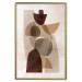 Wall Poster Shapes Interplay - abstract figures on a beige texture background 131786 additionalThumb 21