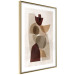 Wall Poster Shapes Interplay - abstract figures on a beige texture background 131786 additionalThumb 5