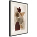 Wall Poster Shapes Interplay - abstract figures on a beige texture background 131786 additionalThumb 13