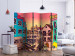 Room Divider Screen Morning in a City II (5-piece) - colorful cartoonish abstraction 132686 additionalThumb 2