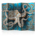 Room Divider Zen Octopus II (5-piece) - animal composition in a colorful pattern 133386