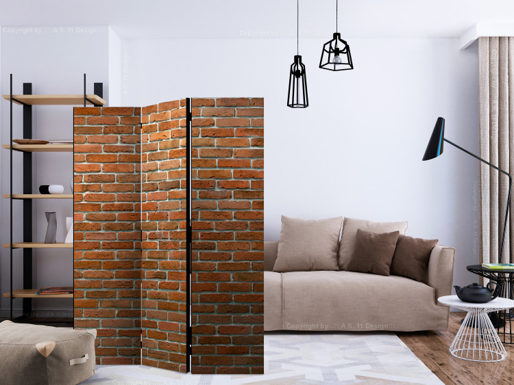 Folding Screen Urban Boundary - texture simulating a building of red bricks 133586 additionalImage 4