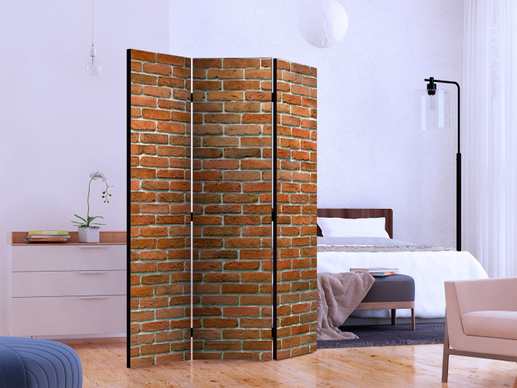 Folding Screen Urban Boundary - texture simulating a building of red bricks 133586 additionalImage 2