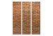 Folding Screen Urban Boundary - texture simulating a building of red bricks 133586 additionalThumb 3