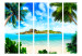 Room Divider Wonderful Coast II - beach and ocean landscape with a paradise island backdrop 134086 additionalThumb 3
