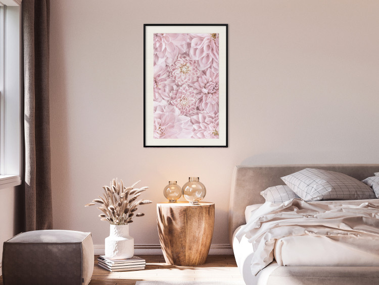 Wall Poster Morning Flowers - composition of pink flowers in a romantic motif 135586 additionalImage 11