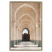 Poster Mosque in Casablanca - architectural composition of a building with columns 135786 additionalThumb 9