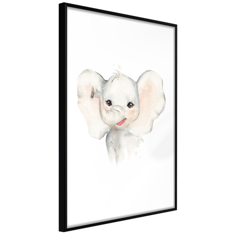 Poster Happy Elephant - a cute composition for children with a wild animal 136386 additionalImage 5
