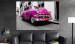 Large canvas print Cuban Classic Car (Pink) [Large Format] 137586 additionalThumb 4
