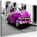 Large canvas print Cuban Classic Car (Pink) [Large Format] 137586 additionalThumb 2
