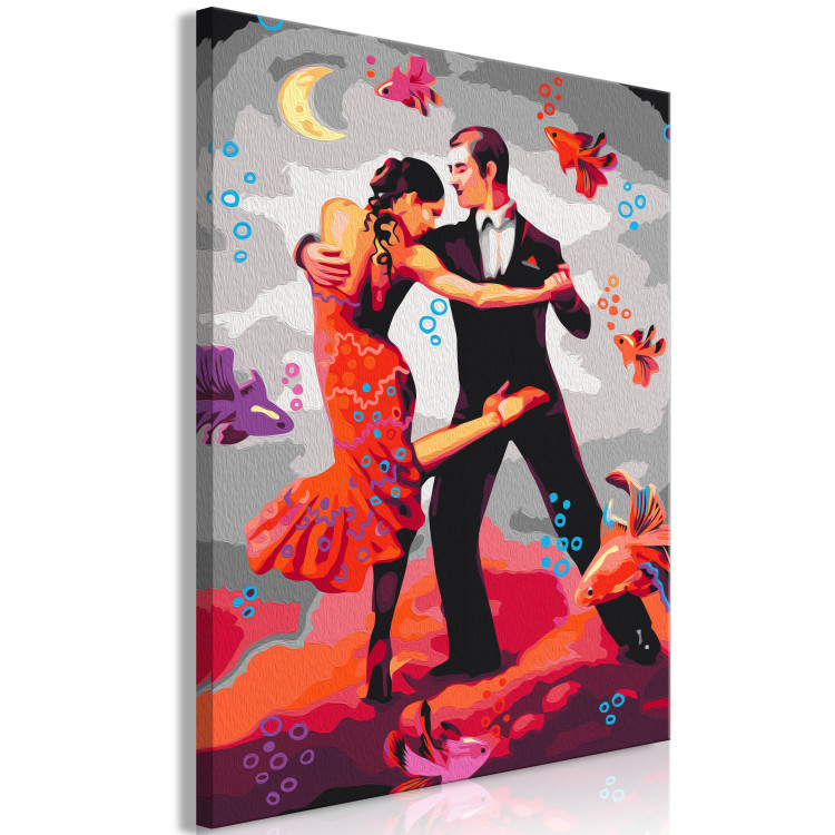 Paint by Number Kit Surreal Tango - Dancing Couple on a Fancy Background 144086 additionalImage 5