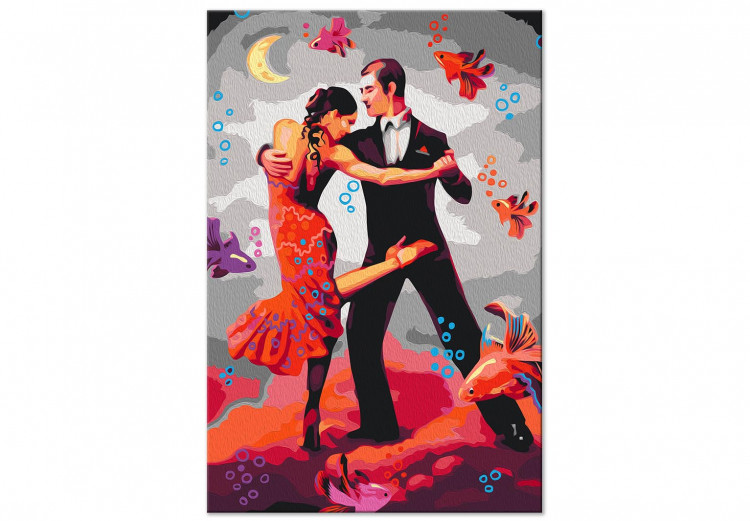 Paint by Number Kit Surreal Tango - Dancing Couple on a Fancy Background 144086 additionalImage 4