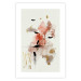 Wall Poster Abstraction in Warm Tones - Watercolor, Traces of Color and Traces of Gold 146186 additionalThumb 26