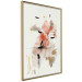 Wall Poster Abstraction in Warm Tones - Watercolor, Traces of Color and Traces of Gold 146186 additionalThumb 6