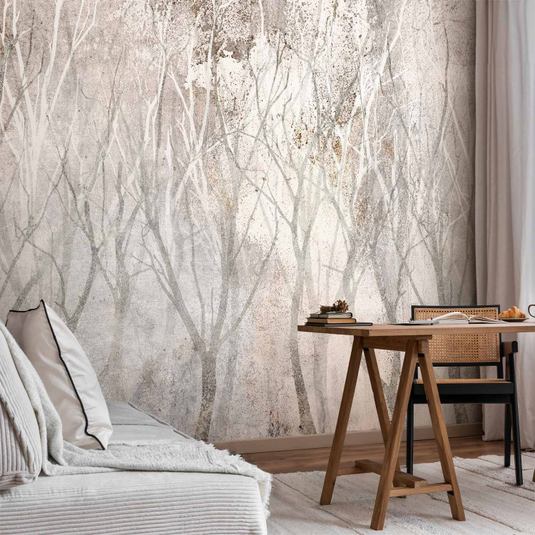 Wall Mural Beautiful Background With Trees - Natural Wall With a Forest Theme 148586 additionalImage 4