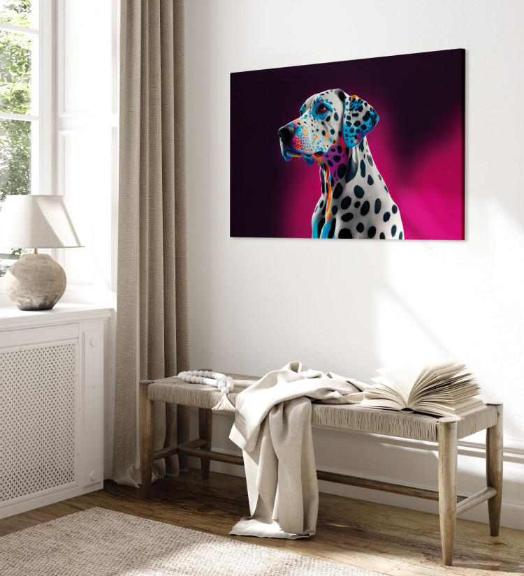 Canvas AI Dalmatian Dog - Spotted Animal in a Pink Room - Horizontal 150186 additionalImage 10
