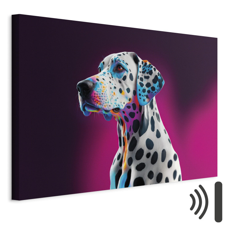 Canvas AI Dalmatian Dog - Spotted Animal in a Pink Room - Horizontal 150186 additionalImage 8