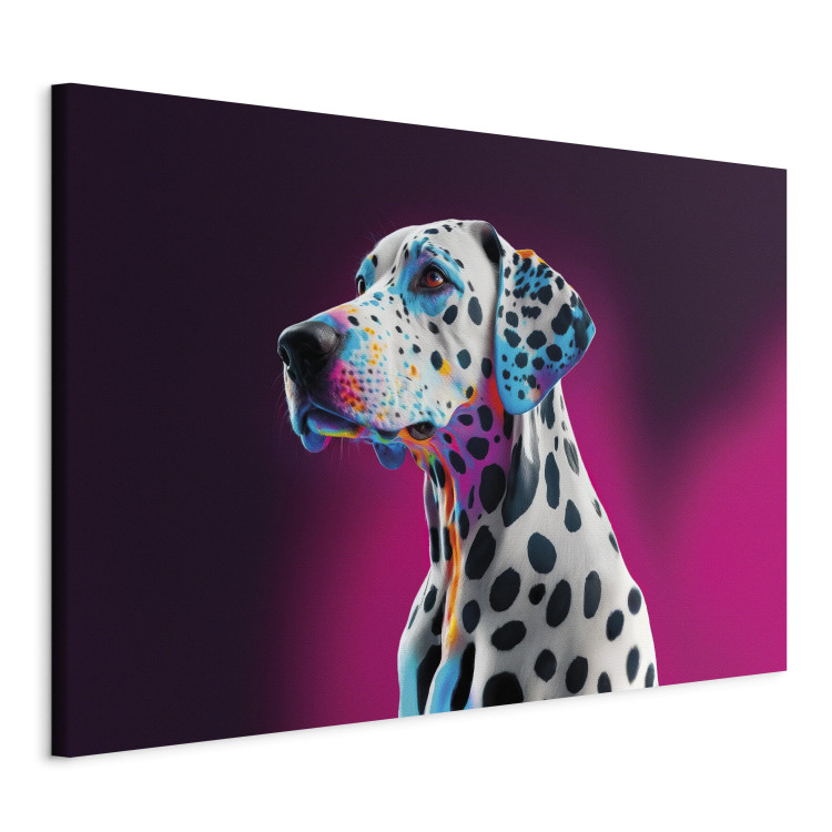 Canvas AI Dalmatian Dog - Spotted Animal in a Pink Room - Horizontal 150186 additionalImage 2