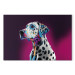 Canvas AI Dalmatian Dog - Spotted Animal in a Pink Room - Horizontal 150186