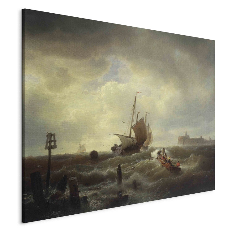 Reproduction Painting The Entrance to the Harbour at Hellevoetsluys 154986 additionalImage 2