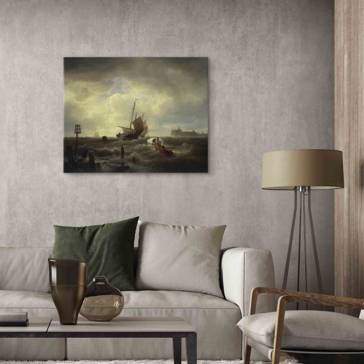 Reproduction Painting The Entrance to the Harbour at Hellevoetsluys 154986 additionalImage 5