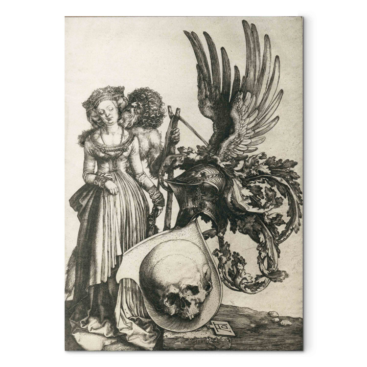Reproduction Painting Coat of Arms with Death Head 156486