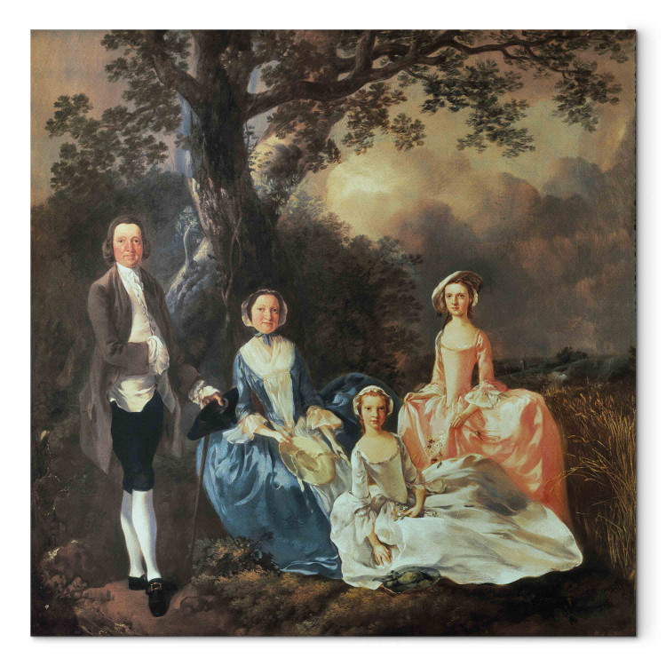 Reproduction Painting Mr. and Mrs. John Gravenor with their daughters, Elizabeth and Dorothea 158286