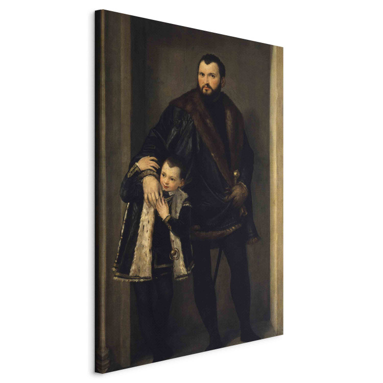 Art Reproduction Portrait of Count Giuseppe (Iseppo) da Porto and his son Adriano 159086 additionalImage 2