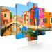 Canvas Art Print Waterfront in rainbow colors 50586 additionalThumb 2