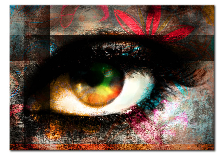 Canvas Art Print Mysterious eye 58886 additionalImage 1